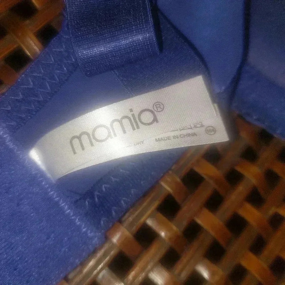 NWT Mamia Intimates Blue Adjustable Lace Detail Everyday Underwire Bra Size 34DD - Picture 3 of 7